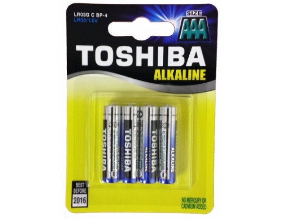 Μπαταρίες Toshiba AAA LR03 Alkaline