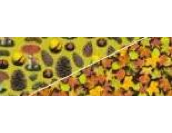 Χαρτόνι με μοτίβο ξηροί καρποί & φύλλα φθινοπώρου