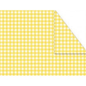 Χαρτόνι Καρώ Διπλής Όψης 50X70 cm Κίτρινο