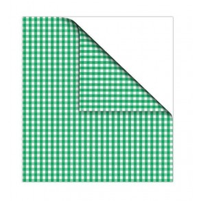 Χαρτόνι Καρώ Διπλής Όψης 50X70 cm Πράσινο