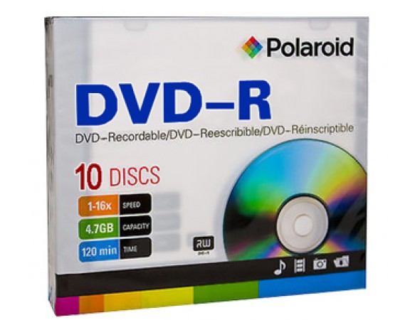 Polaroid DVD-R 4,7GB 16X 1 Slim