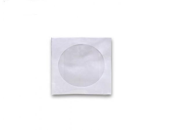 Φάκελα για CD λευκά με παράθυρο 100τ
