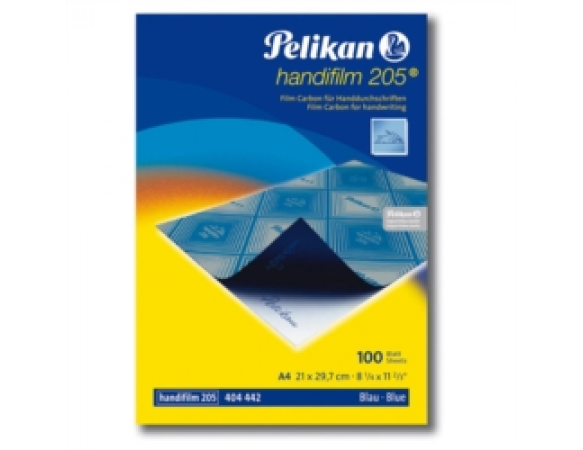 Καρμπόν χειρός Pelikan 205 πλαστικό Α4 μπλε 100φ.