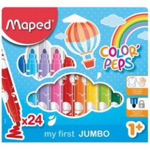 Μαρκαδόροι Maped Color'Peps Maxi 24 Χρωμάτων