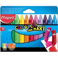 Κηρομπογιές Maped  Color'Peps Jumbo 12 Χρωμάτων