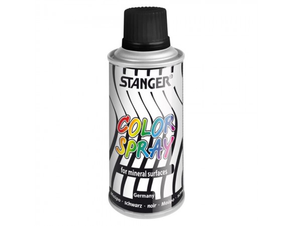 Σπρέϋ Ακρυλικό Stanger Color Spray 150ml Μαύρο