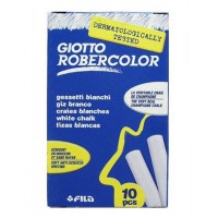 Κιμωλίες Giotto robercollor λευκές 10τμχ
