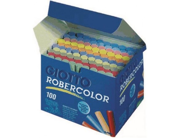 Κιμωλίες Giotto robercollor χρωματιστές 100τμχ.