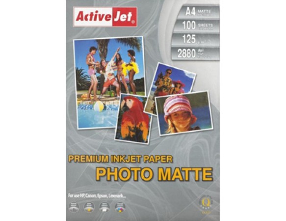 Φωτογραφικό Χαρτί Active Jet Matte 125gr