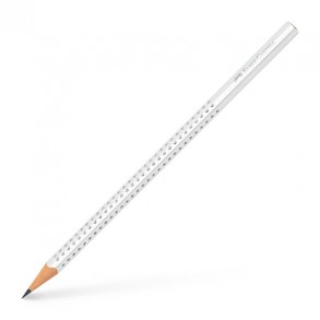 Μολύβι Faber - Castell grip sparkle Λευκό