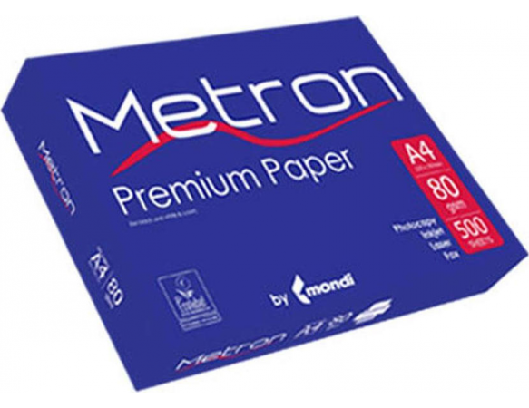Χαρτί Εκτύπωσης A4 Metron 80gr/m² 500 φύλλα