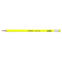Μολύβι STABILO 4907 με γόμα  fluo yellow