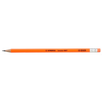 Μολύβι STABILO 4907 με γόμα  fluo orange
