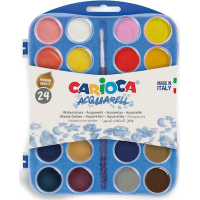 Νερομπογιές με Πινέλο Carioca Acquarell Σετ 24 Χρωμάτων