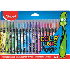 Μαρκαδόροι Maped Color' Peps Monster 24 Χρώματα