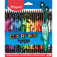 Ξυλομπογιές Maped Color'Peps Monster 24τμχ