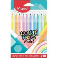 Μαρκαδόροι Maped Color' Peps Pastel 10 Χρώματα