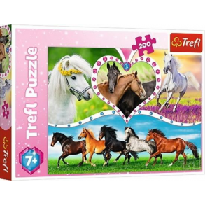 Παζλ Trefl:Beautiful Horses 200pcs 13248