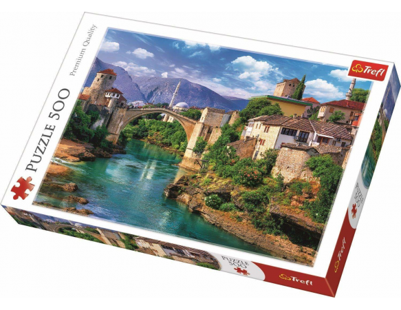 Παζλ Trefl:Old Bridge in Mostar, Bosnia and Herzegovina 500pcs 37333
