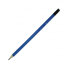 Μολύβι Faber - Castell grip Μπλε με Γόμα