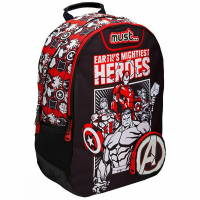 Σχολική Τσάντα Πλάτης Δημοτικού Must  Avengers