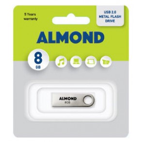 Almond Flash Drive  8 GB μεταλλικό mini