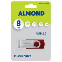 Almond Flash Drive USB 8GB Kόκκινο