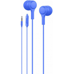 Ακουστικά Moveteck C5146 In-ear Handsfree με Βύσμα 3.5mm Μπλε