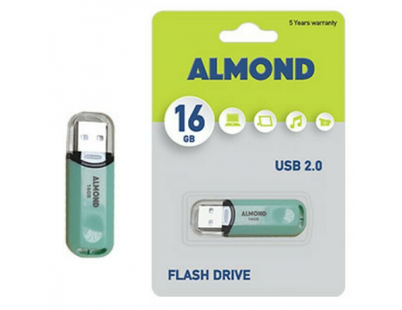 Almond Prime 16GB USB 2.0 Stick Pastel Mint