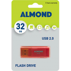 Almond Prime 32GB USB 2.0 Stick Πορτοκαλί