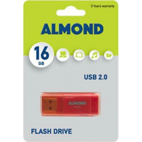 Almond Prime 16GB USB 2.0 Stick Πορτοκαλί