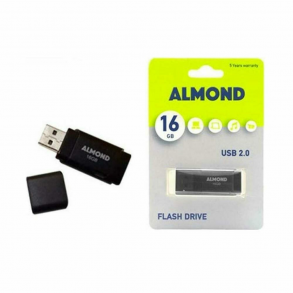 Almond Prime 16GB USB 2.0 Stick Μαύρο
