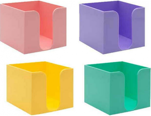 Βάση Κύβος Κενός Πλαστικός Παστέλ Διάφορα Χρώματα