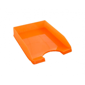 Δίσκος Γραφείου Metron Διάφανος Πλαστικός Fun Πορτοκαλί