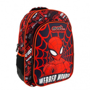 Σχολική Τσάντα Πλάτης Δημοτικού Must Spiderman Webbed Wonder με 3 Θήκες