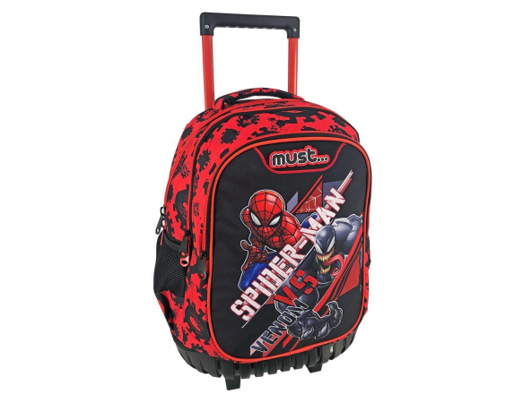 Σχολική Τσάντα Τρόλεϊ Δημοτικού Must Spiderman Vs Venom