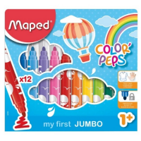 Μαρκαδόροι  Maped Color'Peps Maxi 12 Χρωμάτων